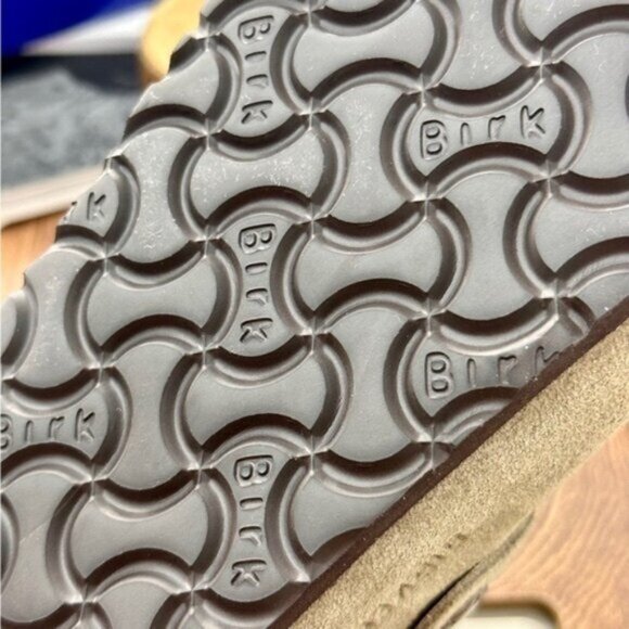 Birkenstock Boston Taupe suede clog sandal - Picture 3 of 5